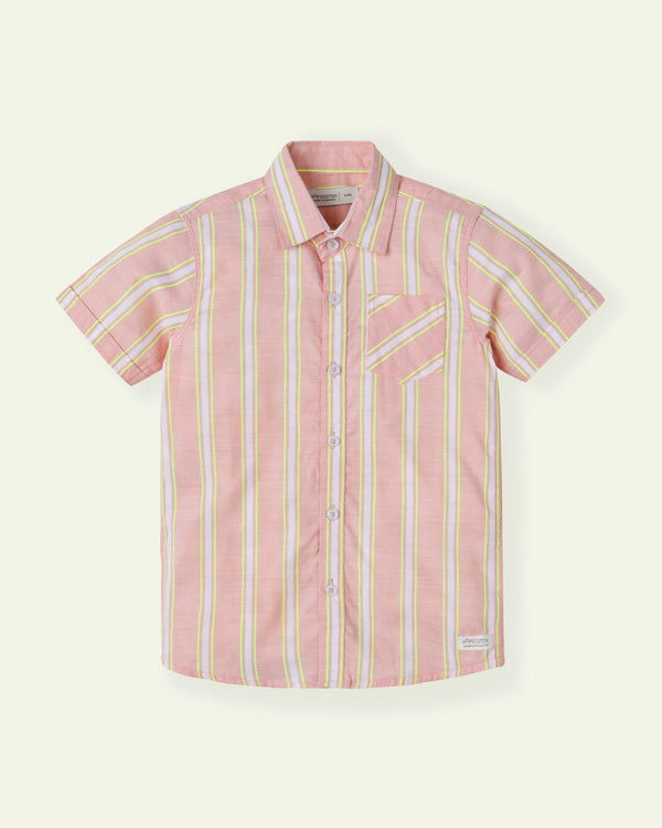 Peach Striped T-Shirt