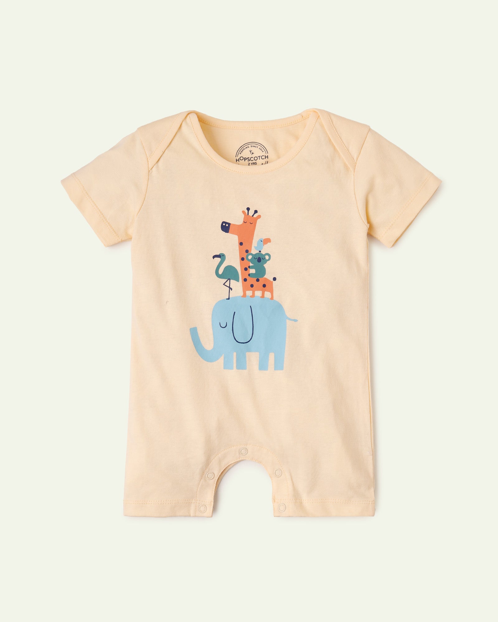 Whimsical Jungle Print Romper