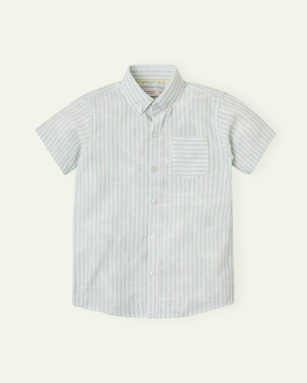 Aqua Stripe Shirt