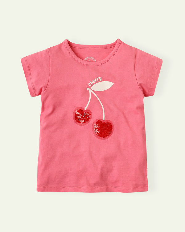 Sequins Cherry T-Shirt