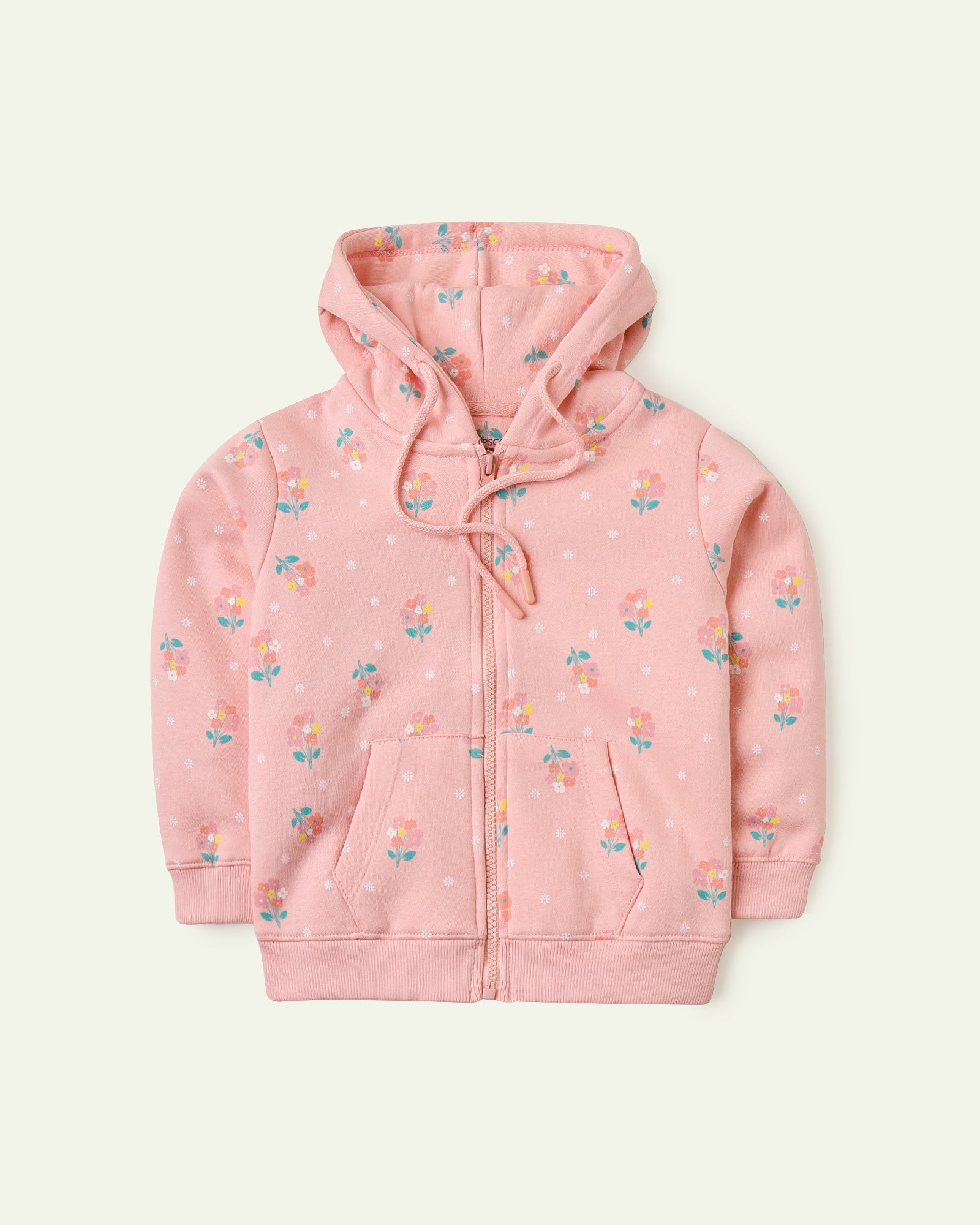 Pink floral hoodie best sale