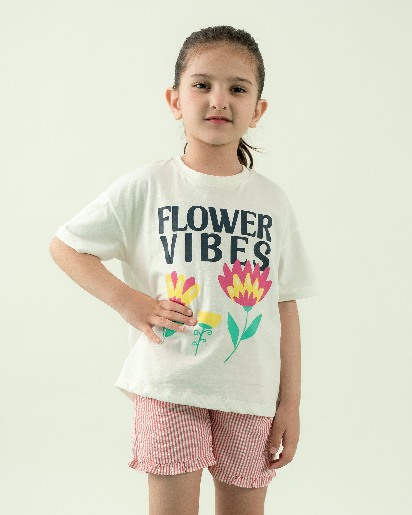 Flower Vibes Oversized T-Shirt – ilovehopscotch