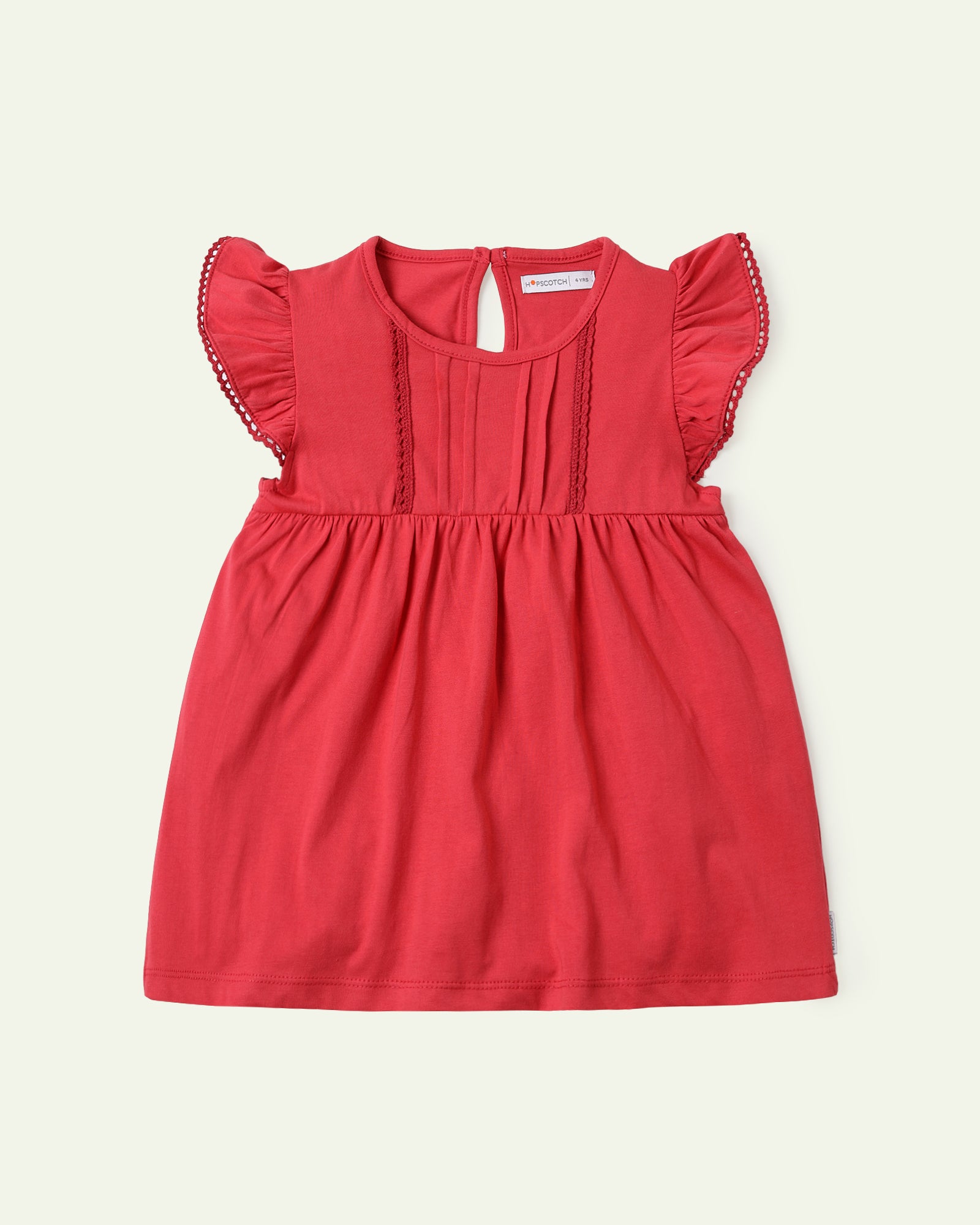 Red Ruffle Sleeve Top – ilovehopscotch
