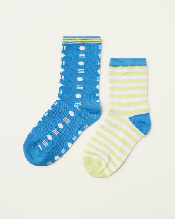 Green and Blue Socks Set