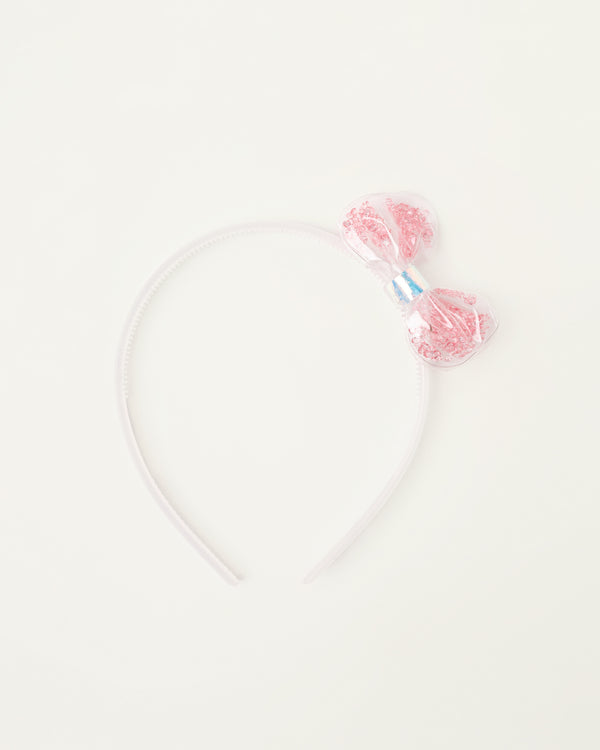 Pink Beads Headband