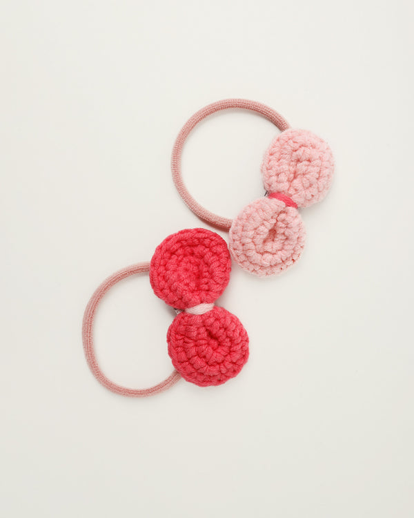 Pink Crochet Pony Set