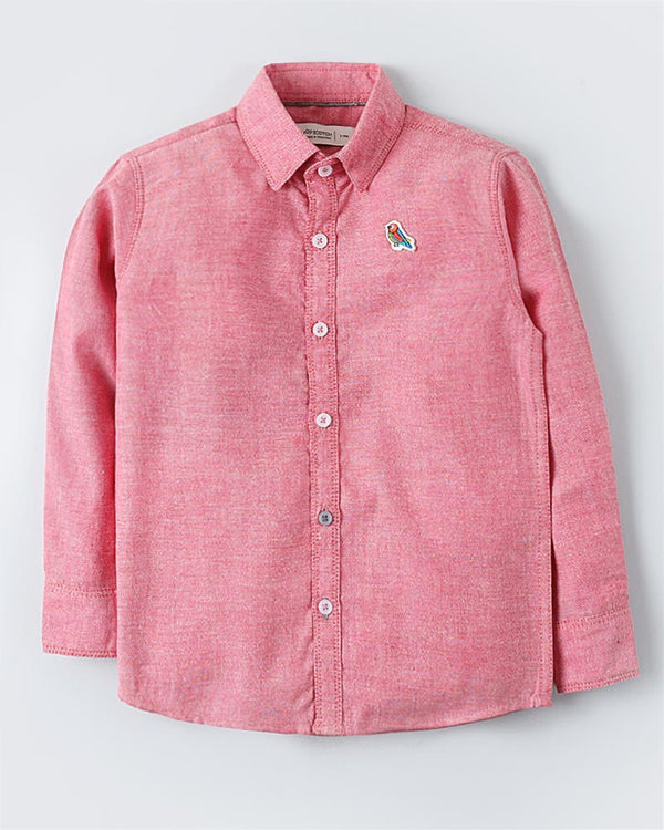 Pink Chambray Shirt