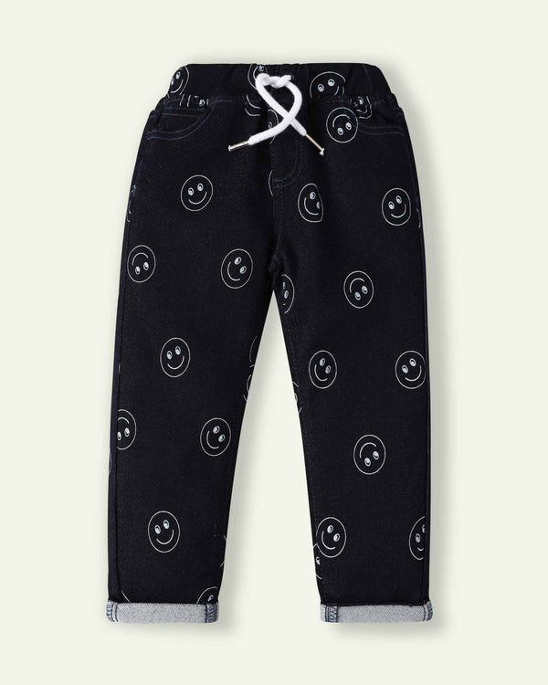 Smiley Pull-Up Jeans