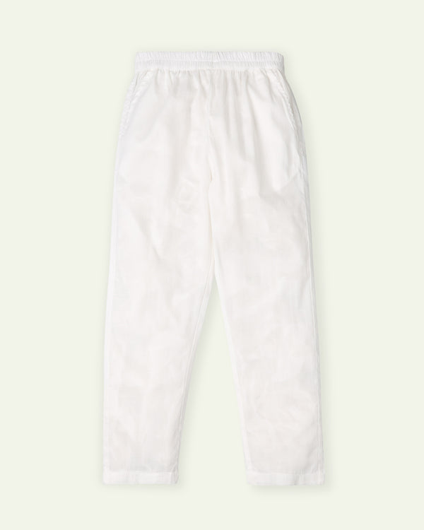Plain White Trouser