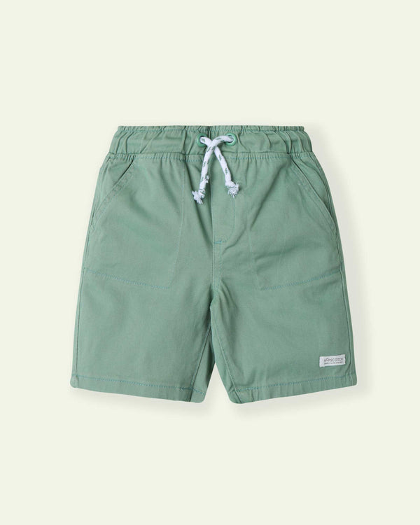 Green Pull Up Shorts