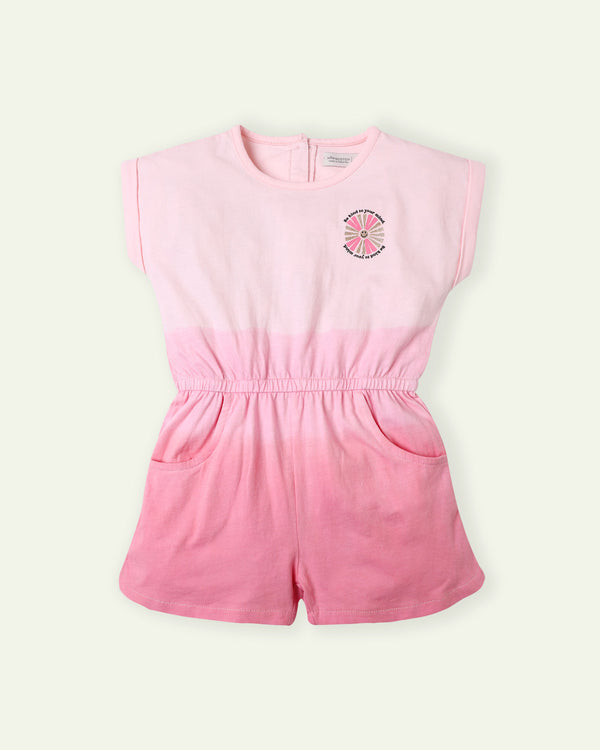 Pink Double Shade Playsuit