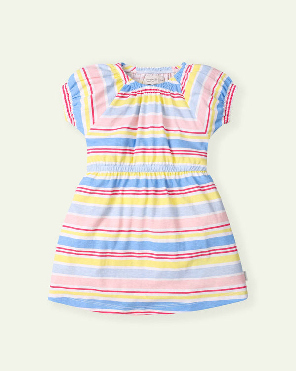 Multi Stripes Raglan Dress