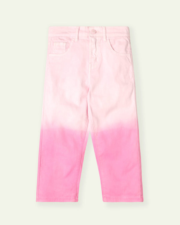 Pink Dip Dye Pants