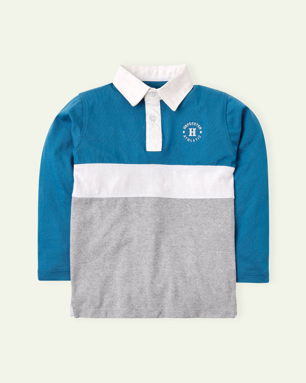 Blue Hopscotch Athletic Polo