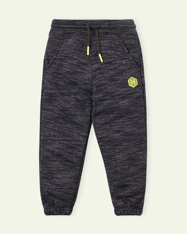Black Terry Pull Up Sweatpants