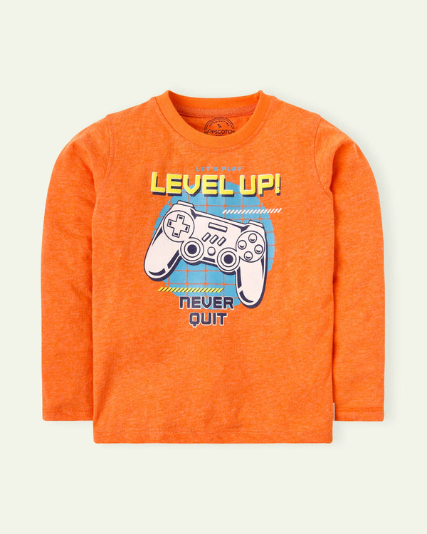 Orange Level Up T-Shirt