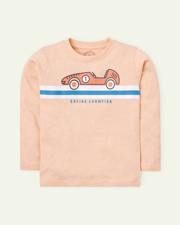Racing Champion Peach T-Shirt