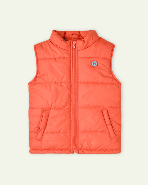 Orange Puffer Jacket