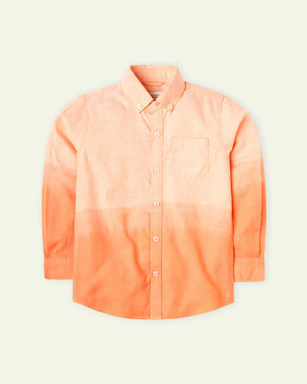 Orange Dip Dye Shirt