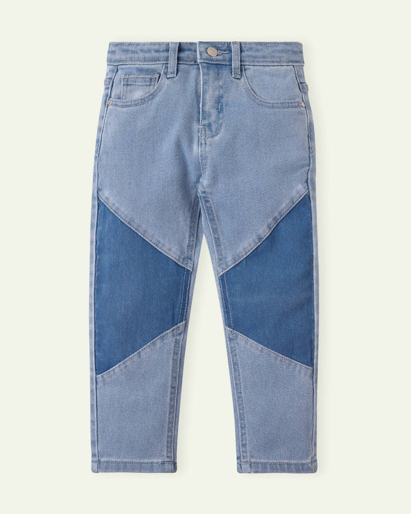 Midrise Cut and Sew Jeans