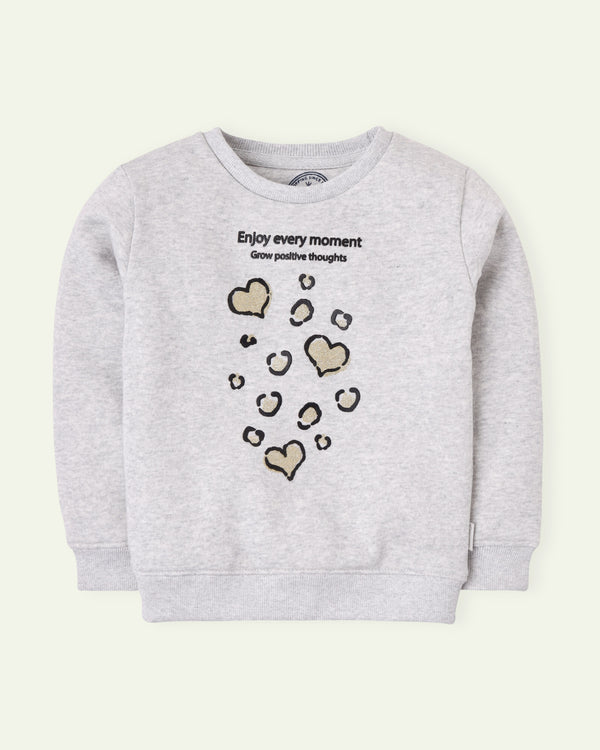 Glitter Hearts Sweatshirt