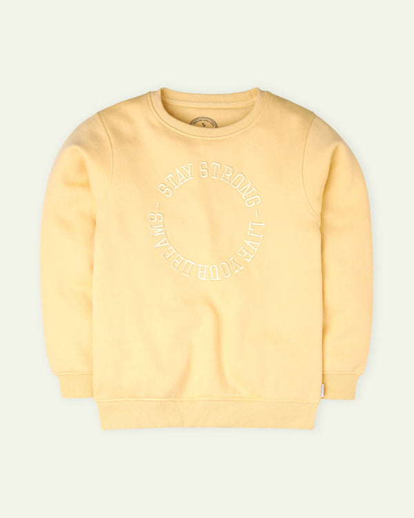 Stay Strong Yellow Sweatshirt