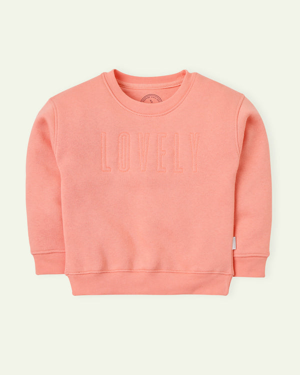 Lovely Peach Sweatshirt