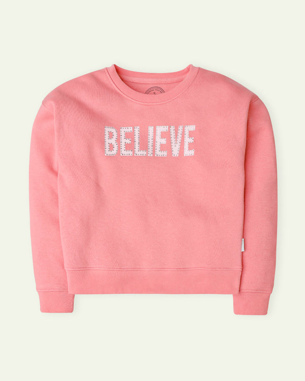 Believe Diamante Sweatshirt