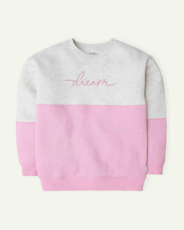 Pink and Grey Dream Sweatshirt