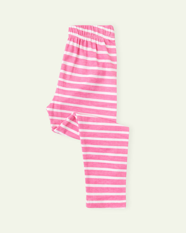 Pink Striped Tights