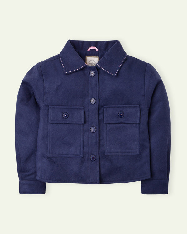 Navy Blue Shacket