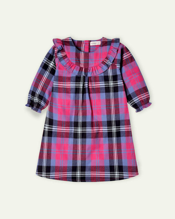 A Line Flannel Dress