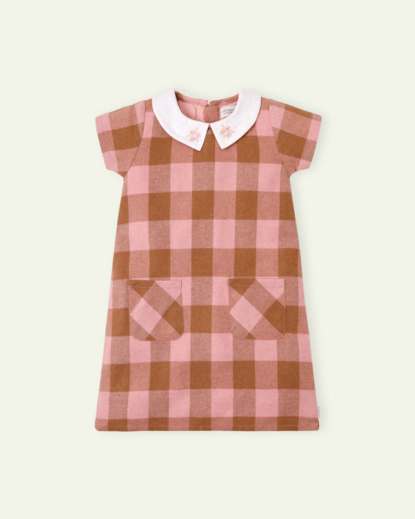 Pink Checkered Dress