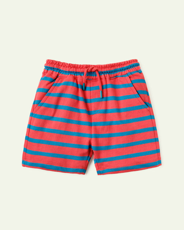 Yarn Dyed Stripes Shorts