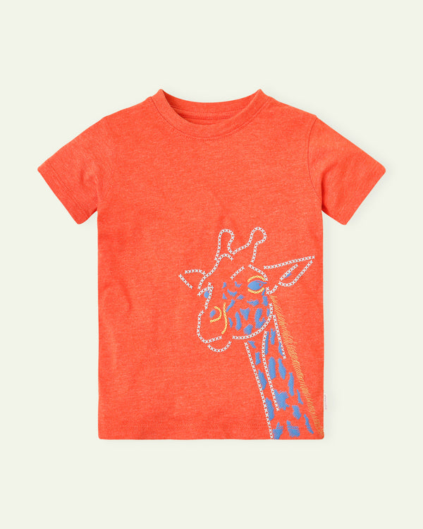 Orange Giraffe T-Shirt