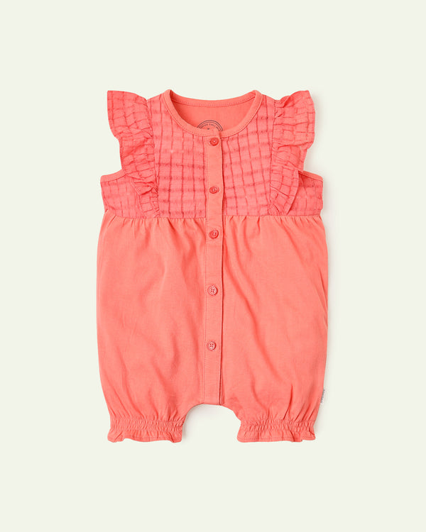 Peach Romper