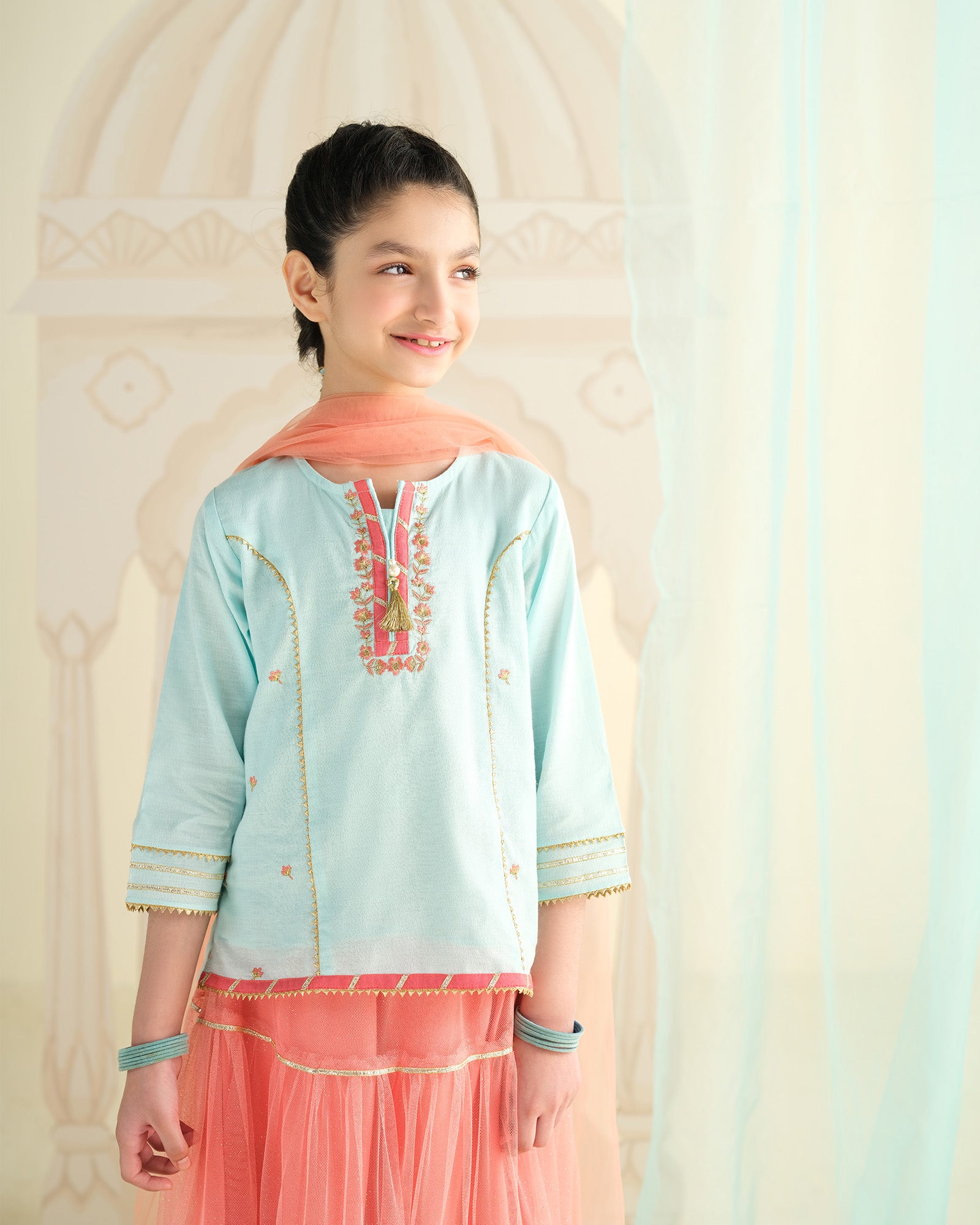 Hopscotch ethnic dresses for girl hotsell