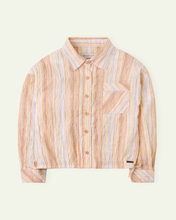 Striped Crop Shirt