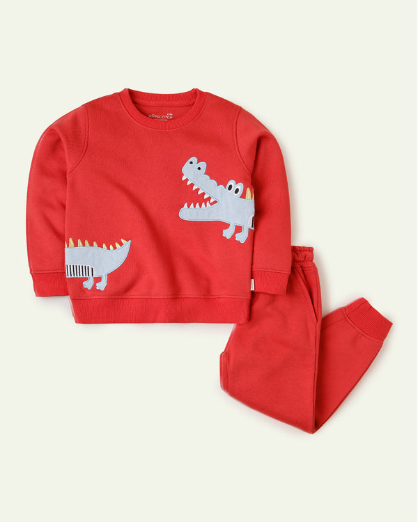 Red Crocodile Set