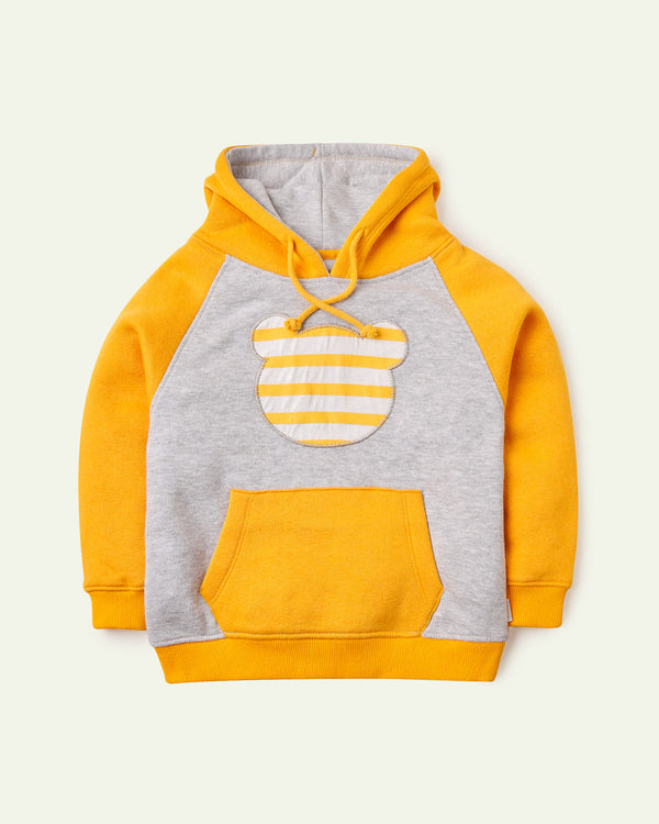 Yellow & Grey Hoodie