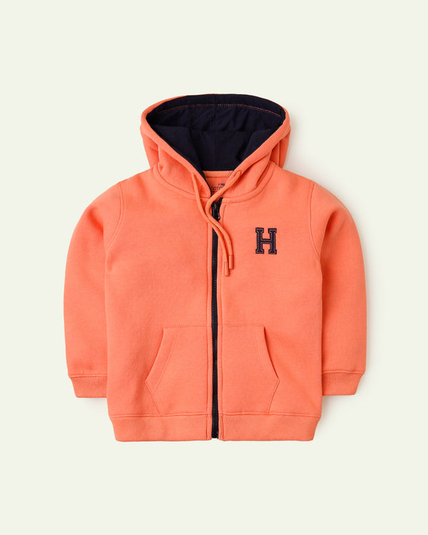 Orange & Black Hoodie