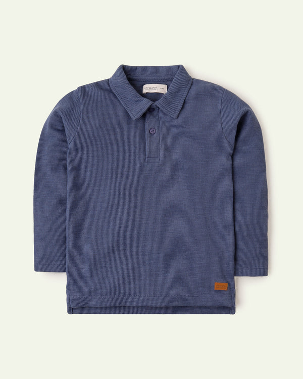 Solid Blue Polo