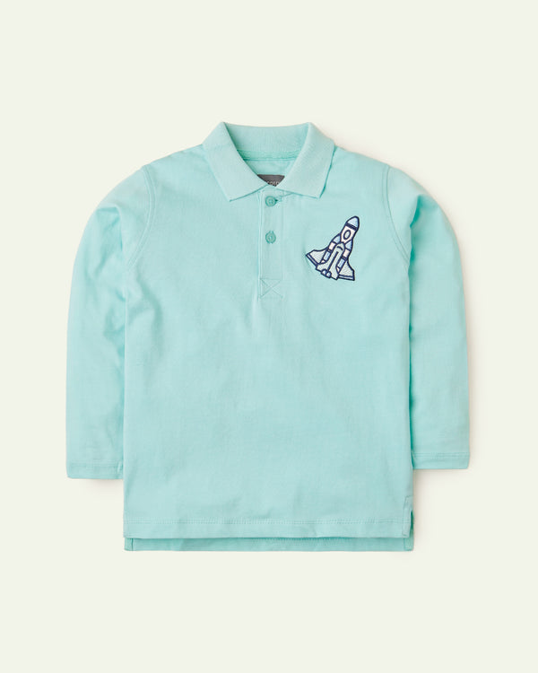 Mint Green Rocket Polo