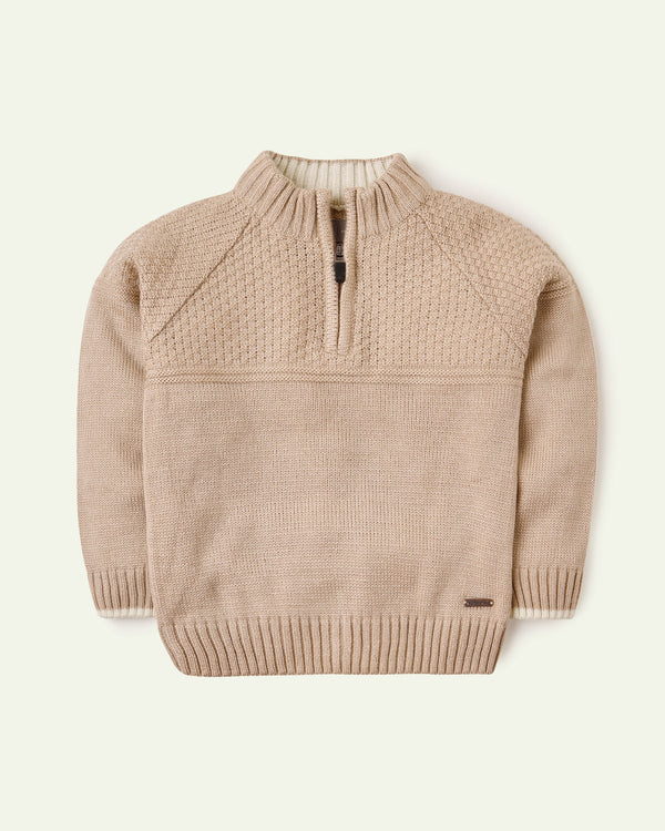 Fawn Mock Neck Sweater