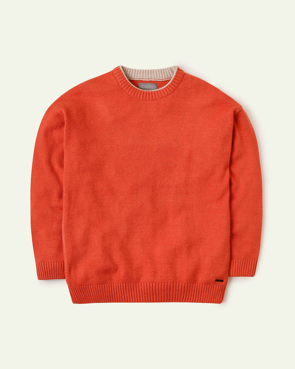 Rust Oversized Sweater