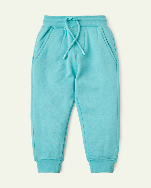 Solid Sea green Sweatpants