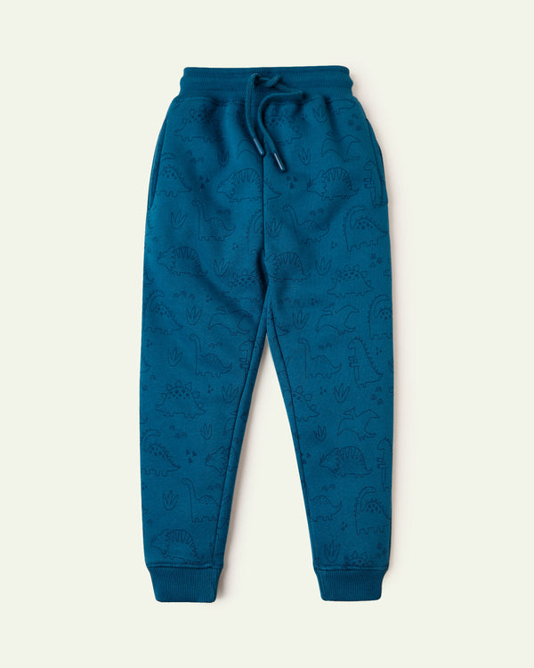 Teal Dinosaur Sweatpants