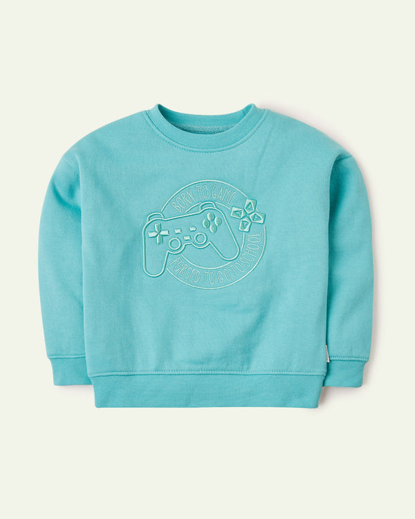 Embroidered Gaming Sweatshirt