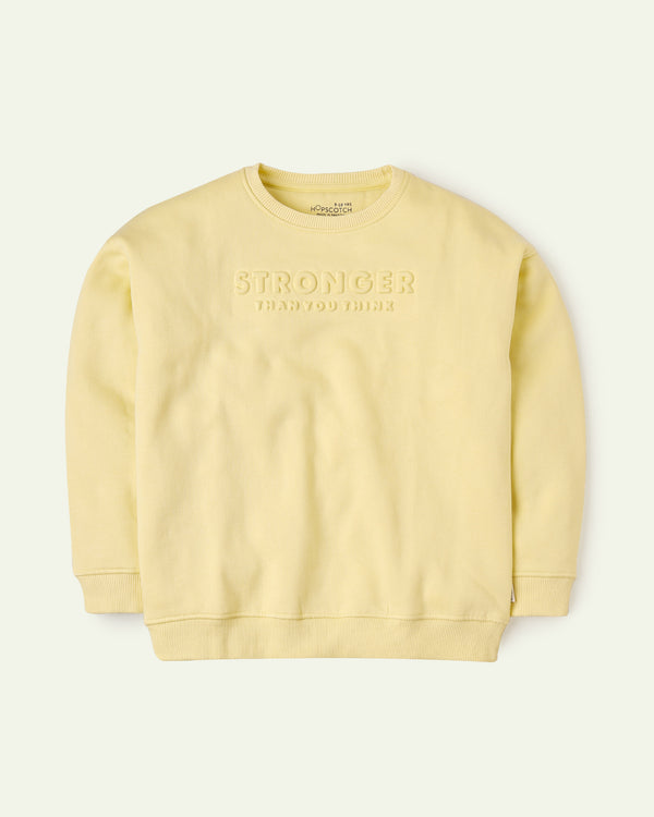 Yellow Stronger Sweatshirt