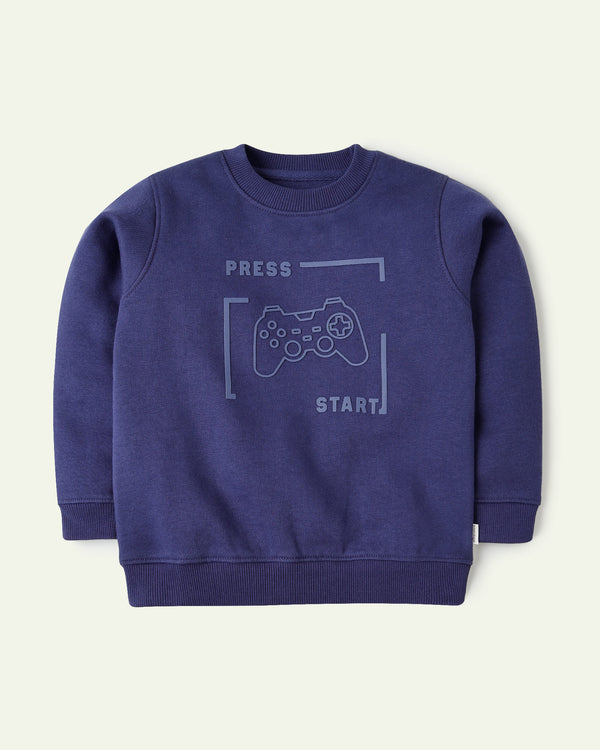 Blue Gaming Sweatshirt